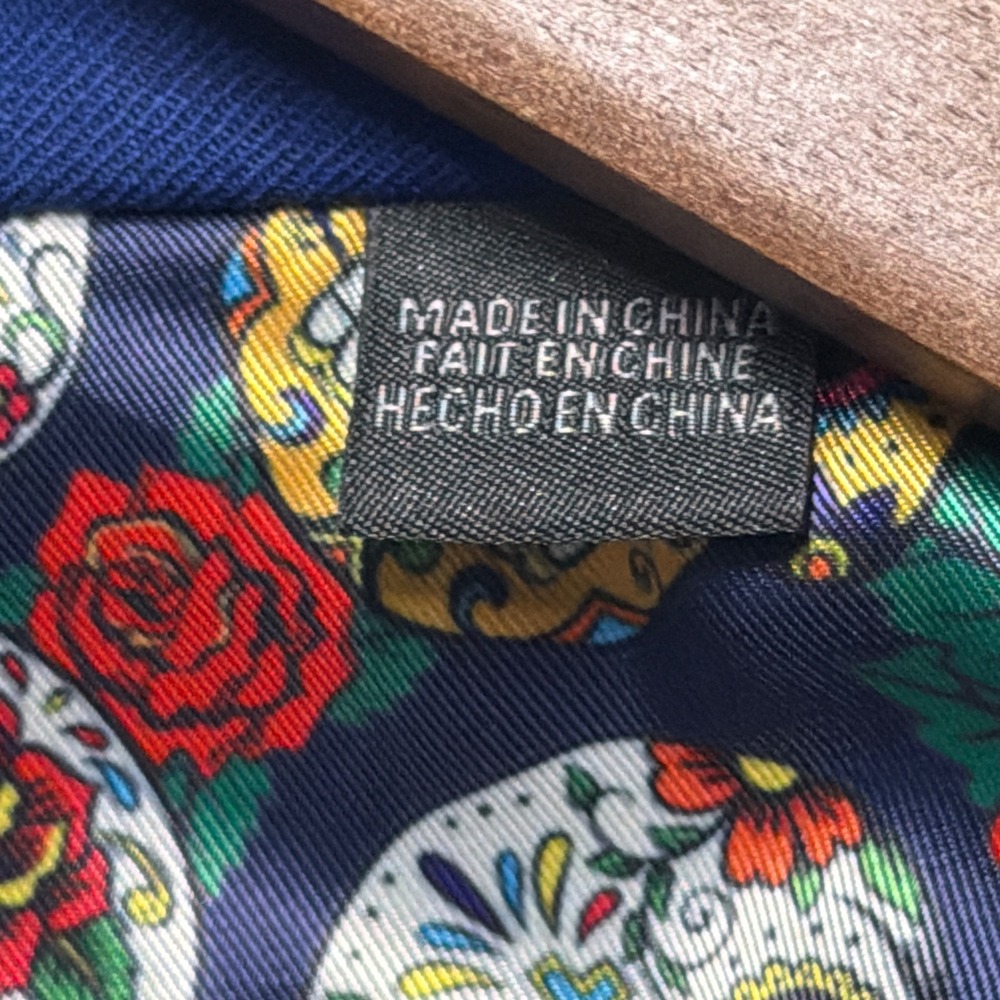 Indochino Custom Suit Mens 46R 43x27 Wool Cashmere Skull Bespoke Luxury Wedding - Picture 9 of 16